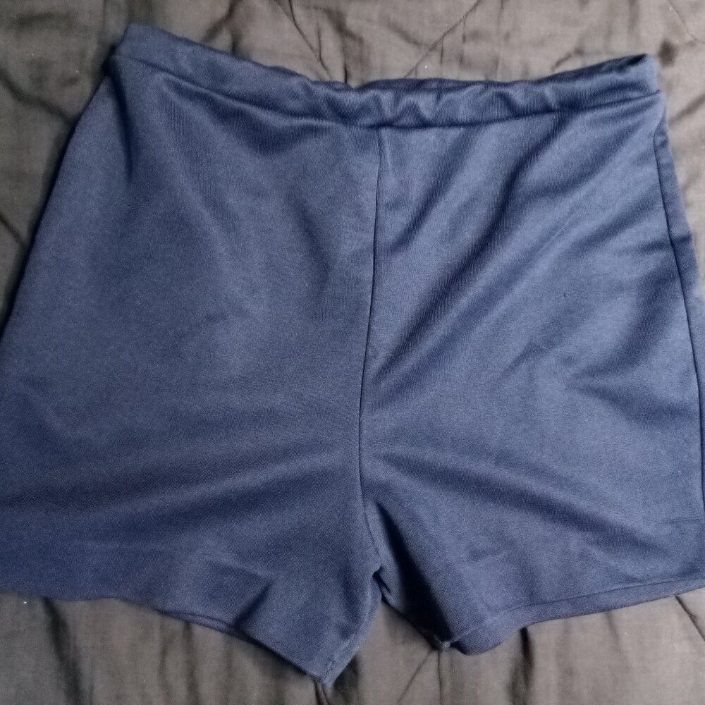 Vintage 60s West-Set Polyester Shorts - Picture 1 of 5